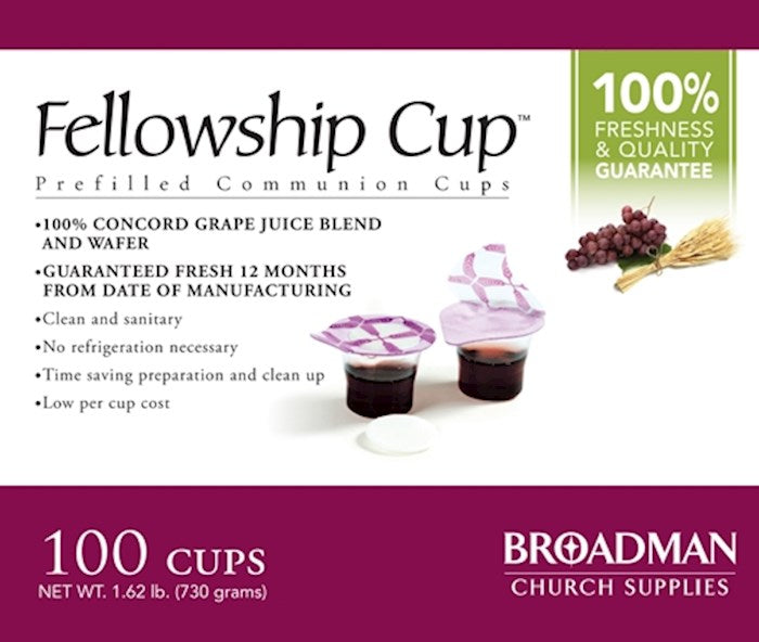 100 pcs Fellowship Cup Wafer & Juice