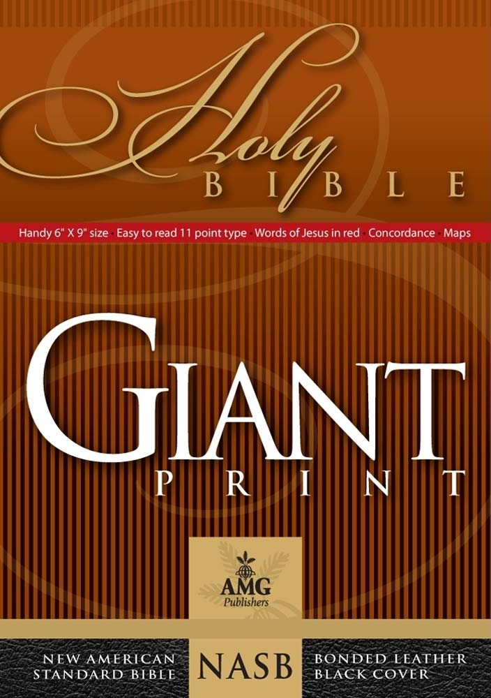 Giant Print Handy-Size Reference Bible: NASB 1977 Edition