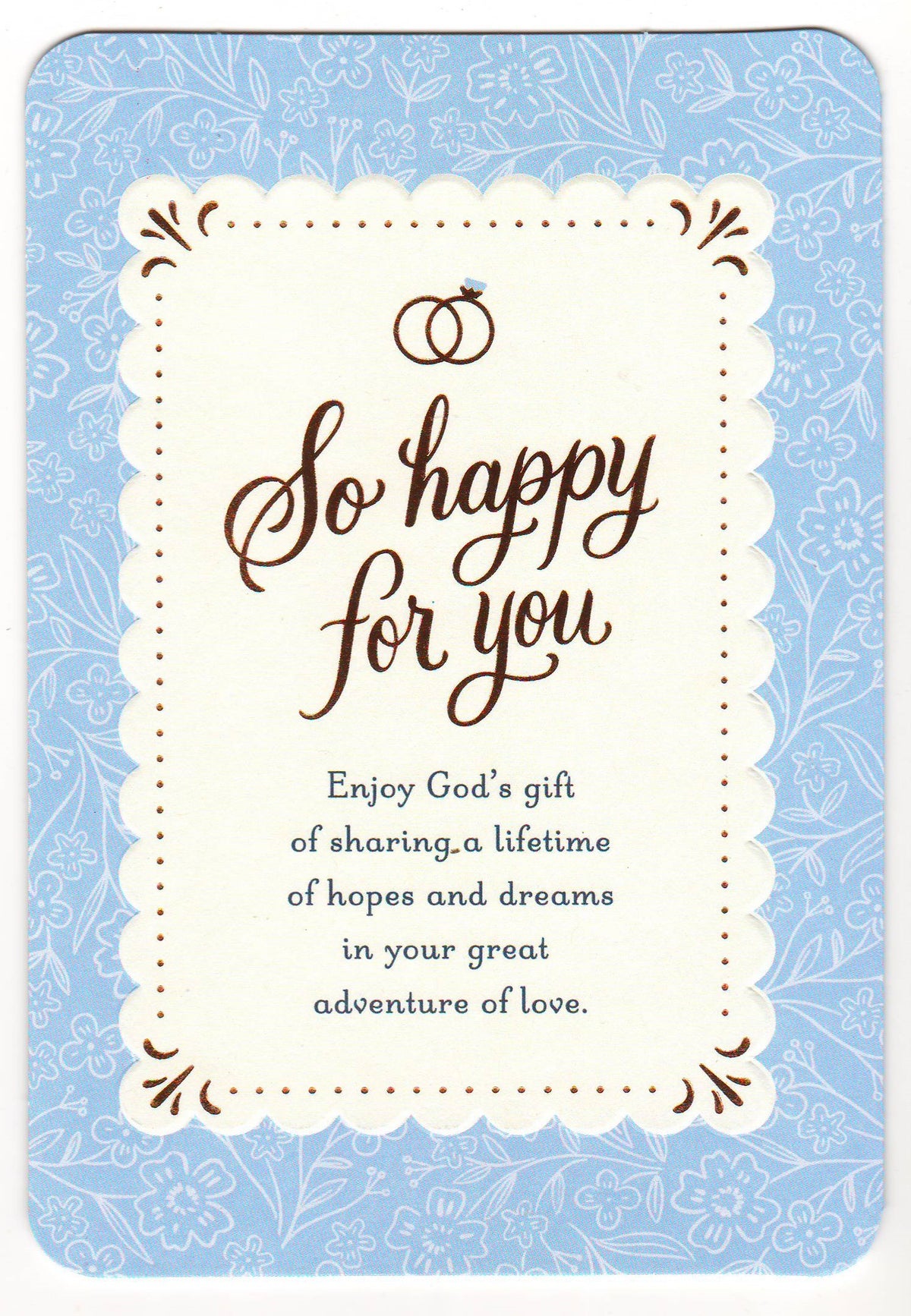 DaySpring Wedding Card #U4372