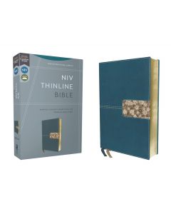 NIV, Thinline Bible, Leathersoft, Teal, Red Letter