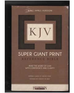 KJV SUPER Giant BIBLE Reference