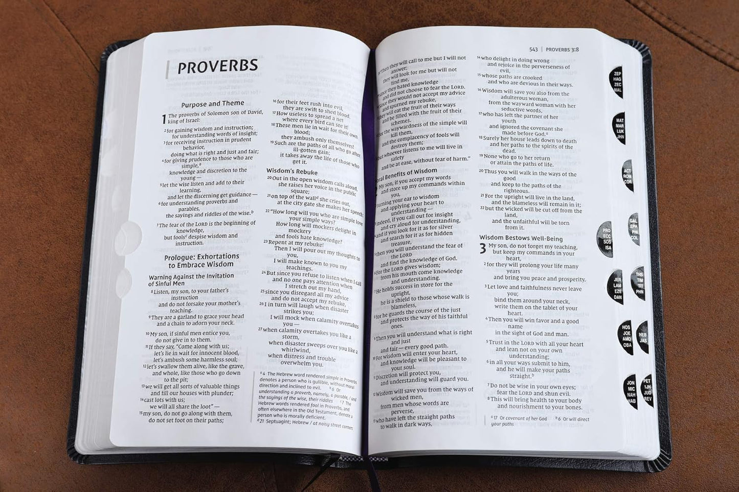 NIV, Thinline Bible, Red Letter, Thumb index