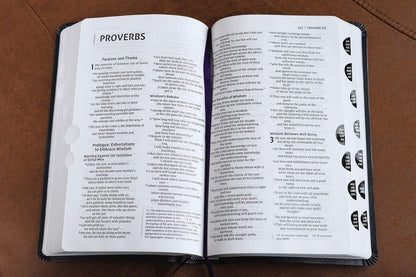 NIV, Thinline Bible, Red Letter, Thumb index