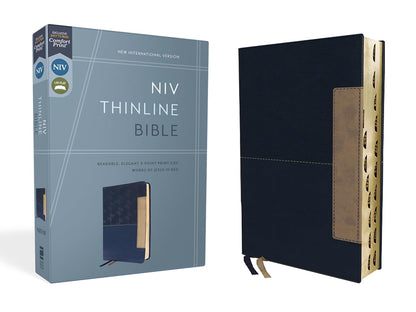 NIV, Thinline Bible, Red Letter, Thumb index