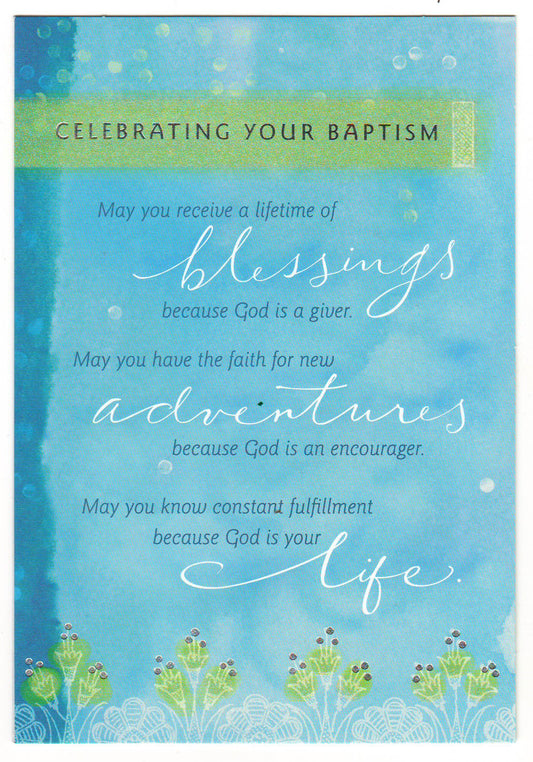DaySpring Baptism Card