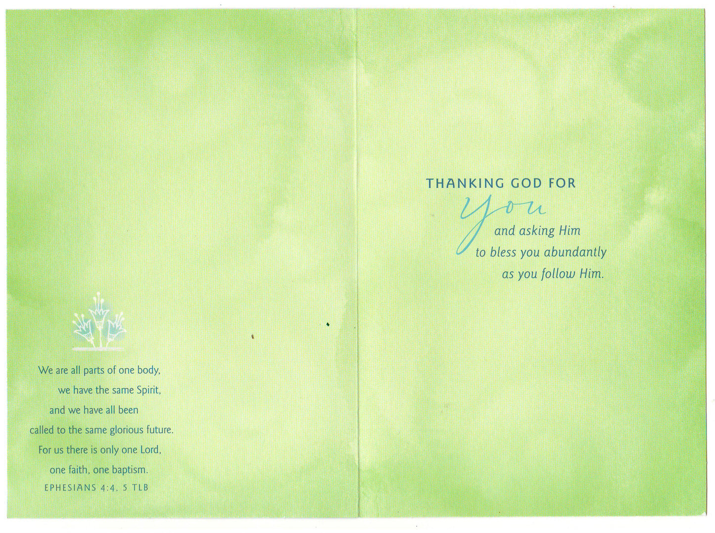 DaySpring Baptism Card