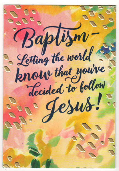 Dayspring Cards-Baptism #10279