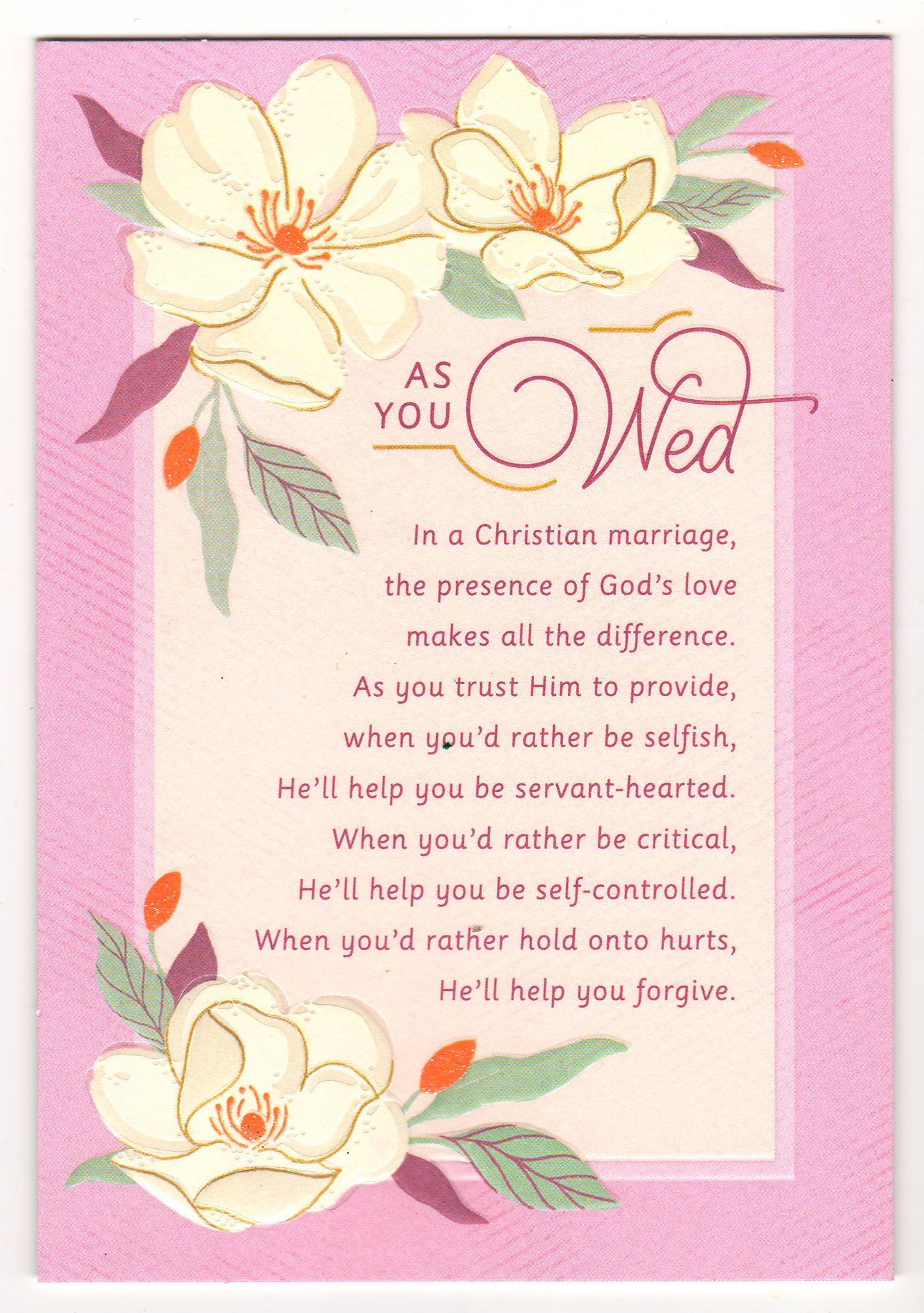DaySpring Wedding Card J5560