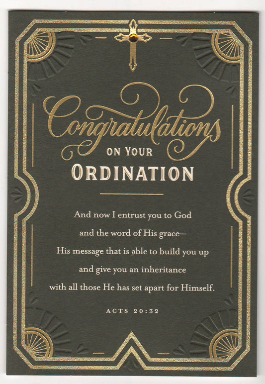 DaySpring Ordination Card #J9926