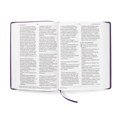 CSB SUPER GIANT Print Personal Size Reference Bible, Purple Leathertouch Indexed