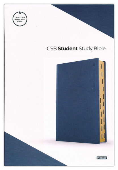 CSB Student Study Bible, Navy Leathertouch Indexed
