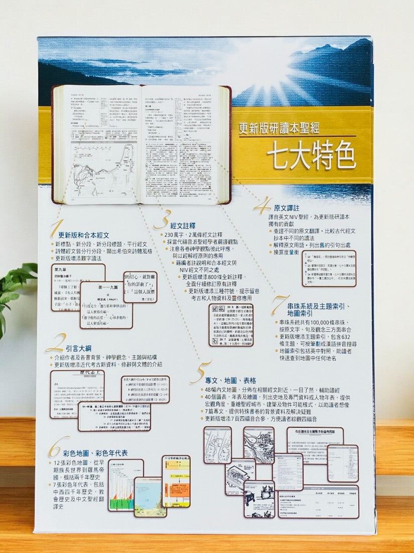 更新版研讀本聖經(豪華版)紅