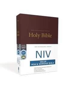 NIV, Value Pew and Worship Bible, Hardcover, Burgundy