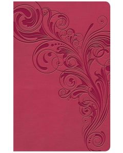 KJV Large Print Personal Size Reference Bible, Pink Leathertouch Indexed