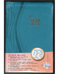 環球聖經譯本（簡體.心靈關懷.金邊.藍）