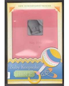 NIV Baby Keepsake Bible Pink Duo